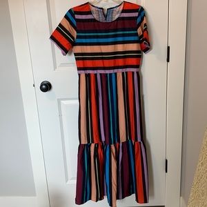 Multi-colored Maxi Dress